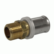 Manchon droit mâle multipex blansol - 20-1/2" filetage mâle Manchon droit mâle multipex blansol - 20-1/2" filetage mâle