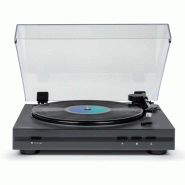 Tourne Disque Pré-amplifié Thomson TT355 NOIR 33/45 tours, Lecture et retour du bras automatique, tête de lecture Audio-Technica - 3666638041807