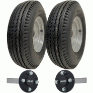 5.00-10 High Speed Trailer Kit Road Legal 500x10 Wheels ALKO Hub Stub Axles 5.00-10 High Speed Trailer Kit Road Legal 500x10 Wheels ALKO Hub Stub Axles