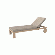 Chaise longue Posidonia - camel