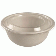 Couvercle pour bol Ming réf 39065 PET transparent Ø18x1cm - par 400