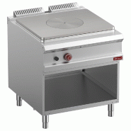 Diamond - Fourneau taque coup de feu gaz, armoire ouverte - réf. G9/TA8-N - gris inox AKS-G9/TA8-N