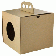 ECOLOMIQUE - 50 Pcs - Boîte à emporter kraft brun - marron en carton ECO210CDP176