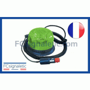Gyrophare Gyroled vert embase magnétique prise allume cigare classe 1 rotatif STANDBY MERCURA 23378-01 Gyrophare Gyroled vert embase magnétique prise allume cigare classe 1 rotatif STANDBY MERCURA 23378-01