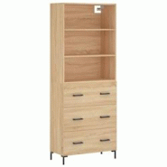 Helloshop26 - Buffet bahut commode armoire meuble de rangement organisateur cuisine salle de séjour salon haut sonoma 69,5 x 34 x 02_0034186 - 300021 Helloshop26 - Buffet bahut commode armoire meuble de rangement organisateur cuisine salle de séjour salon haut sonoma 69,5 x 34 x 02_0034186 - 300021