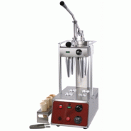 Machine pour le moulage de 4 cornets à pizza - Acier inox - 3,2 kW - Promoshop Machine pour le moulage de 4 cornets à pizza - Acier inox - 3,2 kW - Promoshop
