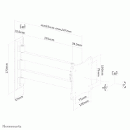 Neomounts FPMA-W820 Support d'écran mural 10-27" - orientable