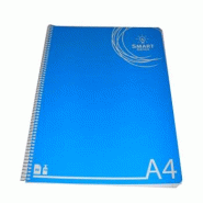 OEM Cahier à spirales quadricolore A4 Couverture Kraft 75 Feuilles 70gr 4 Trous Bleu - 5603013101334