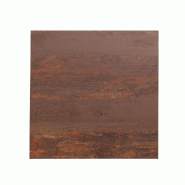 Plateau table hpl Corten 80 x 80 x 1,2 cm