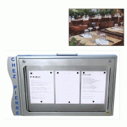 Porte menu exterieur mural lumineux anjou jurine_0