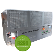 Refroidisseur modulaire - Froid seul 3,0 / 6,0 / 9,0 kW - Quantor - Compact en acier inoxydable