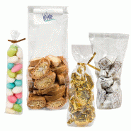 Sachet fond plat cellophane transparent 10x23cm - par 1000