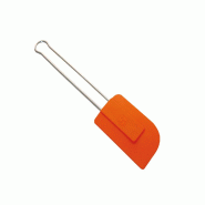 Schneider - Racloir à manche en silicone grand orange, 325 mm de long, avec manche en acier inoxydable - orange silicone 200927