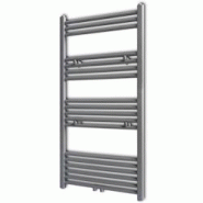 VidaXL Sèche Serviettes Eau Chaude à Rails Droits Gris 600x1160 Mm - gris 141892 VidaXL Sèche Serviettes Eau Chaude à Rails Droits Gris 600x1160 Mm - gris 141892