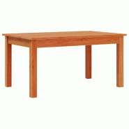 VidaXL Table basse cire marron 80x50x40 cm bois massif de pin Modèle Harmonie Design - 847176