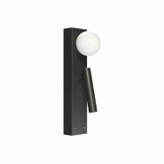 Applique Murale Led Sphere Alp 20W 360° 3000K Noir Mat - Spot Inférieur Orientable, Design Sphérique Moderne - Beneito & Faure - noir 8436590210086