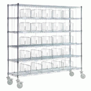 Ariane Chariot Affectation Linge Propre 30 Residents - gris CRY30-1