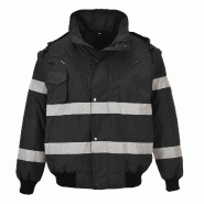 Blouson Bomber Iona 4-en-1 - Noir / XL