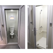 Bungalow vestiaire neuf avec wc et douches