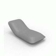 Chaise longue design PILLOW - gris
