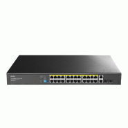 CUDY GS1026PS2 Switch 24 ports Gigabit PoE+ avec 2 RJ45 Uplink et 2 SFP 300W