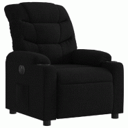 Fauteuil inclinable électrique Noir Tissu Modèle Varmelis - 8721012218581