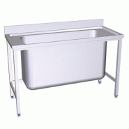 FRICOSMOS Evier à une cuve de grande capacité - inox FRFRI014