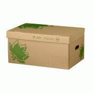 Lot de 10 Conteneur Natural Line 52x35x26, en carton kraft - 3334382018115