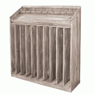 Meuble présentoir bouteilles Héritage L119xP39xH122cm