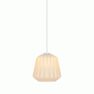 Nordlux Suspension Elbie  Verrerie Opale ,  H. 24 - IP20 - E27 /   Intérieur - blanc 5704924027178