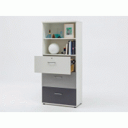 Armoire haute avec tiroirs pour dossiers suspendus Armoire haute avec tiroirs pour dossiers suspendus
