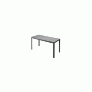 Table de jardin en aluminium havana 140 noir – MTF – aluminium – 3exn0045