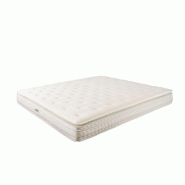 AC ANGEL CERDA Angel Cerdá Matelas hybride en latex naturel avec mini ressorts et ressorts ensachés 7 zones 180x200 7232C 180 x 200 x 34 - blanc Mou