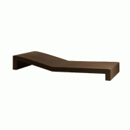 Chaise longue design JUT - marron