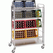 Chariot à boissons 8 bacs | Bartscher - 300084