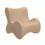 Fauteuil lounge in & out PAL - camel