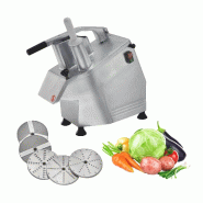 GastroHero Coupe-légumes Eco avec 5 disques inclus, 300 kg/h, aluminium - aluminium GS-ECOS5