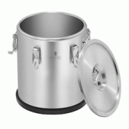 Helloshop26 - Conteneur isotherme 20 litres acier inoxydable brossé 14_0001145 - 3000179498988 Helloshop26 - Conteneur isotherme 20 litres acier inoxydable brossé 14_0001145 - 3000179498988