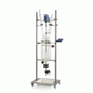 Réacteur en verre borosilicate easychem 3.3 20 litres neuf - référence : c7378 Réacteur en verre borosilicate easychem 3.3 20 litres neuf - référence : c7378