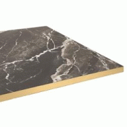Restootab Plateau 120x70 decor marbre royal chants laiton - noir Bois manufacturé PL-12070M-MB.ROY-LAI Restootab Plateau 120x70 decor marbre royal chants laiton - noir Bois manufacturé PL-12070M-MB.ROY-LAI