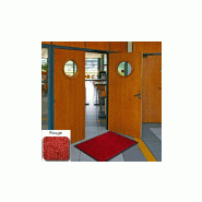 Tapis anti poussiere MIRANDE ROUGE bordeaux polyamide 9mm