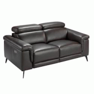 AC ANGEL CERDA Angel Cerdá Canapé relax 2 places en cuir marron chocolat 6050C 170 x 103 x 99 - marron fourrure 8435631002833 AC ANGEL CERDA Angel Cerdá Canapé relax 2 places en cuir marron chocolat 6050C 170 x 103 x 99 - marron fourrure 8435631002833