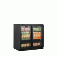 Arrière bar réfrigéré 2 portes BA26S noir TEFCOLD