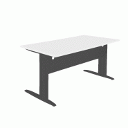Bureau droit blanc/ant l.800 x p.800 mm - 9300150