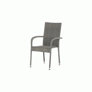 Chaise de jardin margarita – MTF – rotin gris – 3exn0029