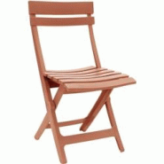 Chaise pliante - - MIAMI - Terracotta GROSFILLEX - 3100038190159 Chaise pliante - - MIAMI - Terracotta GROSFILLEX - 3100038190159
