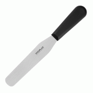 Couteau spatule à lame droite noir 150mm | Hygiplas - D402