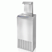 Fontaine à eau haut débit - acier inoxydable - 100 L/h - réfrigération banc de glace - boutons lumineux Fontaine à eau haut débit - acier inoxydable - 100 L/h - réfrigération banc de glace - boutons lumineux