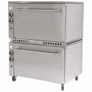Four maxi à gaz avec gril électrique, 2 chambres 1210x973x1585 mm - VIRTUS - 0615402901185