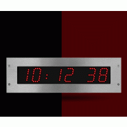 Horloge LED Style II 5S hopital, POE, NTP, LED rouge, sans pupitre - BODET